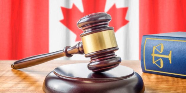 A gavel and a law book - Canada