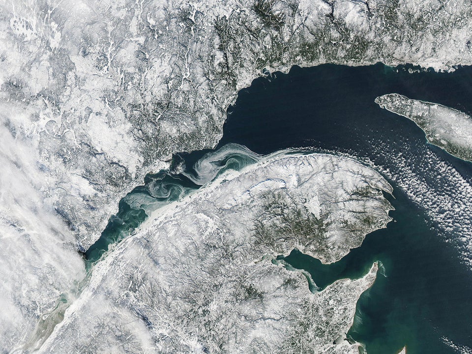 La vallée du Saint-Laurent en hiver