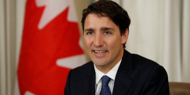 Canada's Prime Minister Justin Trudeau speaks during a meeting with representatives of the Congress of Aboriginal Peoples on Parliament Hill in Ottawa, Ontario, Canada, January 10, 2017. REUTERS/Chris Wattie