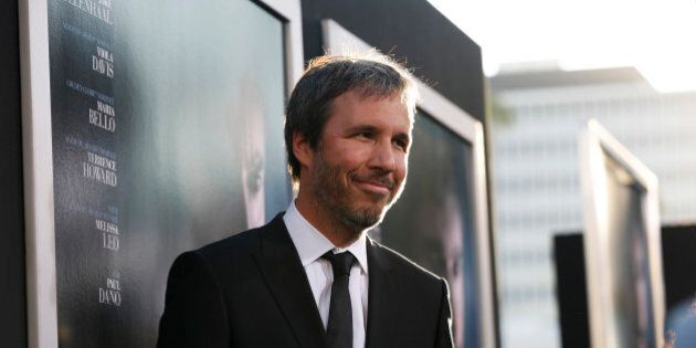 Director of the movie Denis Villeneuve poses at the premiere of