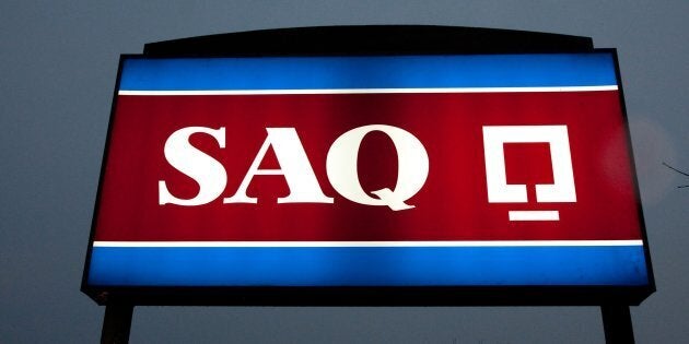 SAQ store sign. The Canadian Press Images-Mario Beauregard.