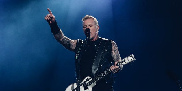 Une marée humaine a envahi les Plaines pour le spectacle de Metallica, le 14 juillet 2017. (ROGER PHOTO)