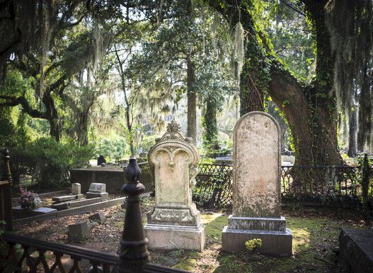 Le cimetière de Bonaventure dans l'état de Géorgie