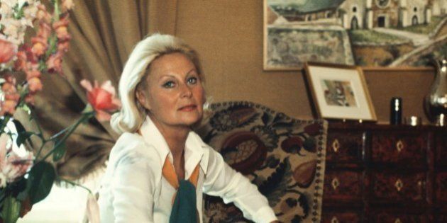 FRANCE Â 1974: French actress MichÃ¨le Morgan at home in France, in 1974 . (Photo by Giancarlo BOTTI/Gamma-Rapho via Getty Images)