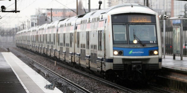 A train arrives at the Val de Fontenay RER railway station in Fontenay-sous-Bois near Paris, France, March 9, 2016 during a nationwide strike by French SNCF railway workers. REUTERS/Charles Platiau