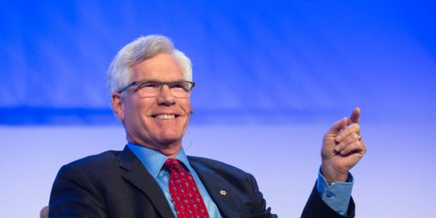 Jim Carr, Canada's minister of natural resources, speaks during the 2016 IHS CERAWeek conference in Houston, Texas, U.S., on Wednesday, Feb. 24, 2016. CERAWeek, in its 35th year, will provide new insights and critically-important dialogue with energy industry leaders, experts, government officials and policymakers, and leaders from the technology, financial and industrial communities. Photographer: F. Carter Smith/Bloomberg via Getty Images