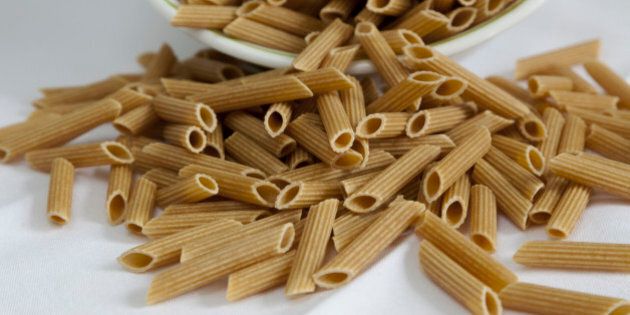 Healthy gluten-free pasta made from chickpeas.