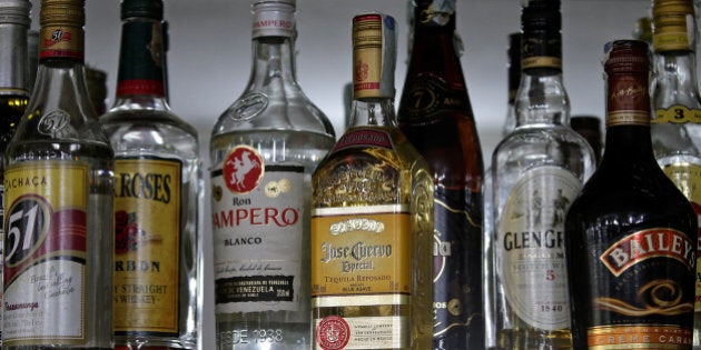 Bottles of alcohol are seen in a bar in Rome, Italy, June 21, 2017. REUTERS/Max Rossi