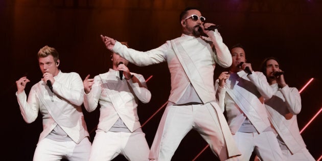 Les Backstreet Boys ont offert un condensé de leurs succès dans un spectacle de près de deux heures. (ROGER PHOTO)