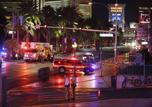 APTOPIX Las Vegas Car Crash