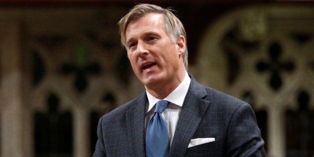 Canada's Minister of State for Small Business and Tourism Maxime Bernier speaks during Question Period in the House of Commons on Parliament Hill in Ottawa October 28, 2011. REUTERS/Chris Wattie (CANADA - Tags: POLITICS)
