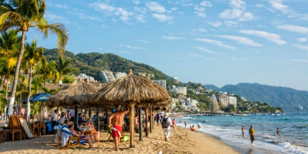 Olas Atlas Beach (Playa Olas Atlas); Puerto Vallarta, Jalisco, Mexico.