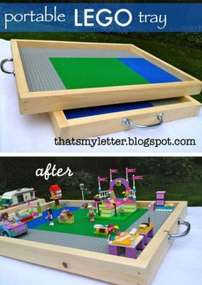 DIY Lego Tray Table 