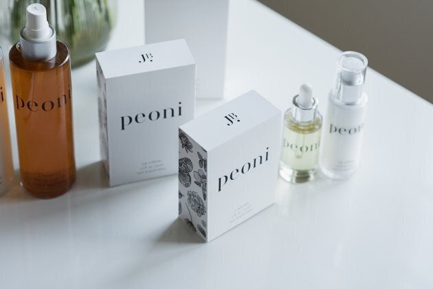 Peoniï¿½ Skincare line by JB Skin Guru. Photo credit: Andrï¿½anne Gauthier (CNW Group/JB Skin Guru)