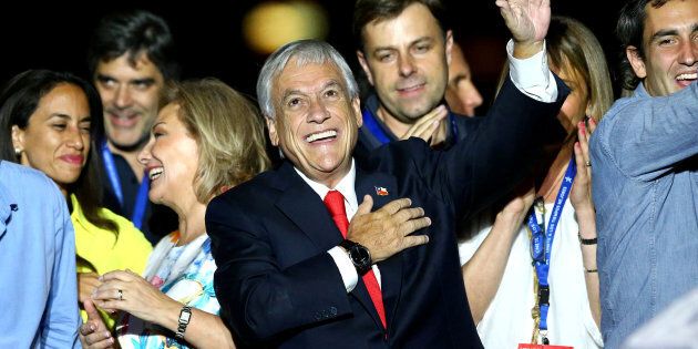 Le président Sebastián Piñera, après sa victoire.
