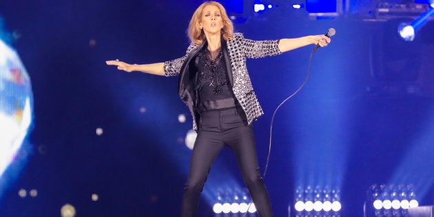 NICE, FRANCE - JULY 20: Celine Dion performs at Allianz Riviera Stadium on July 20, 2017 in Nice, France. (Photo by Tony Barson/Getty Images)