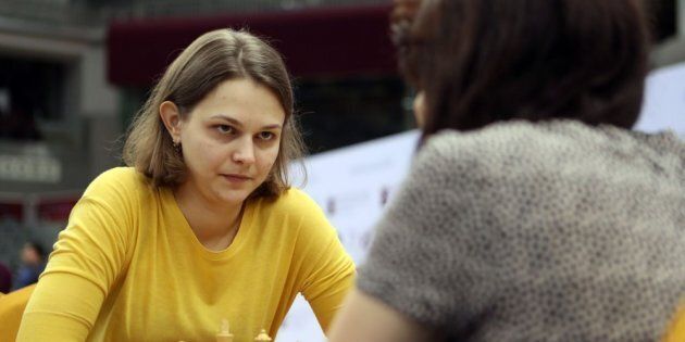 La joueuse ukrainienne d'échecs Anna Muzychuk