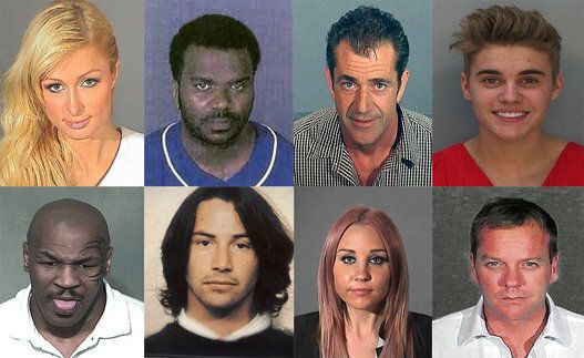 Voci 32 célébrités arrêtées pour conduite avec facultés affaiblies