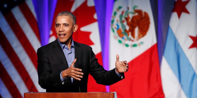 Barack Obama, devant le Economic Club de Chicago mettait, son auditoire en garde quant à la fragilité de la démocratie, en invoquant la montée du nazisme au début du 20e siècle.