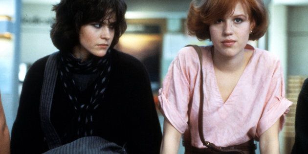 Ally Sheedy et Molly Ringwald dans une scène du film «The Breakfast Club», en 1985.