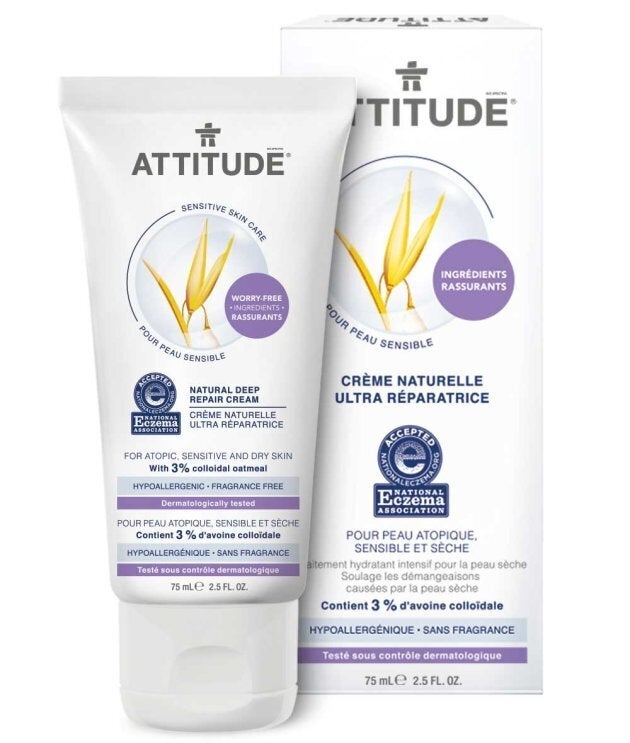 Crème naturelle ultra réparatrice pour bébé, 75 ml – Attitude