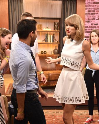 Yahoo Taping With Taylor Swift on August 18, 2014 in New York City
