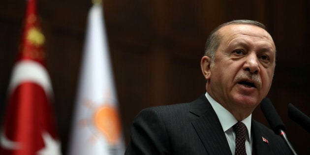 Le président de la Turquie, Recep Tayyip Erdogan.