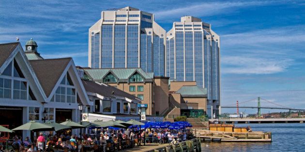 Halifax, waterfront in city centre, Nova Scotia