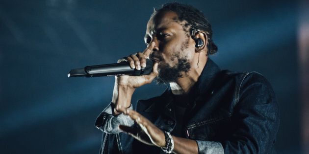 Kendrick Lamar lors du dernier Festival d'été de Québec.