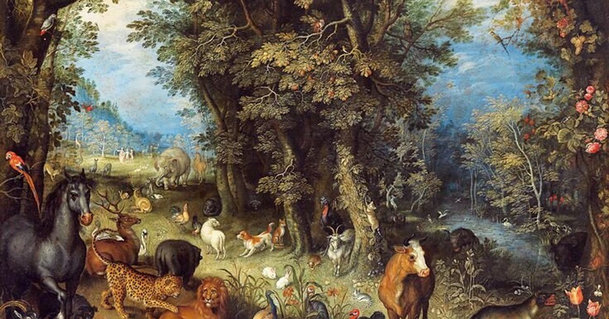 À la recherche du jardin d’Éden: un jardin d’Éden allégorique, l’arbre