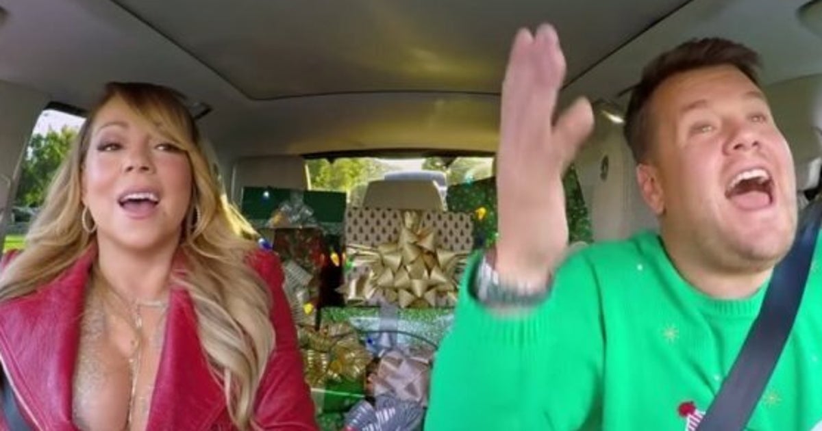 Un «Carpool Karaoke» de Noël avec Mariah Carey pour vous mettre dans l