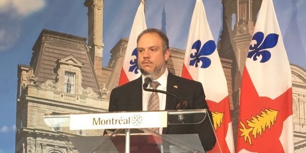 Benoit Dorais, président du comité exécutif de la Ville de Montréal.