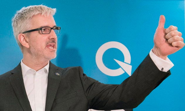 Jean-Martin Aussant, candidat du PQ dans Pointe-aux-Trembles.