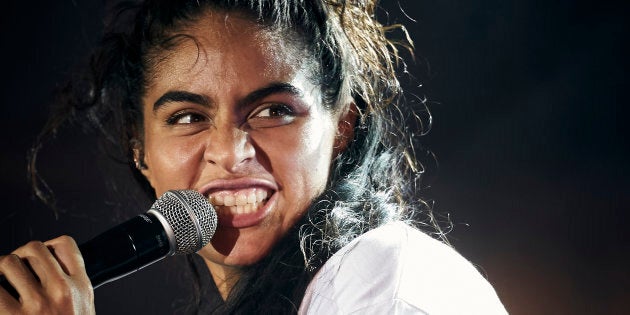 Gérant de main de maître la foule, Jessie Reyez était déchaînée et n'a pas paru fatiguée le temps d'une seconde.