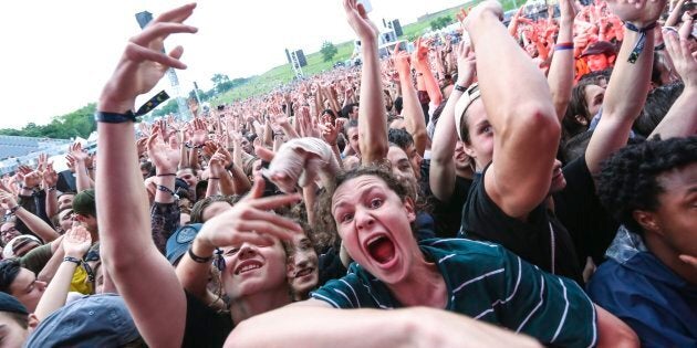 Des p'tits amis très heureux de se faire prendre en photo, lors de l'édition 2017 du FEQ.