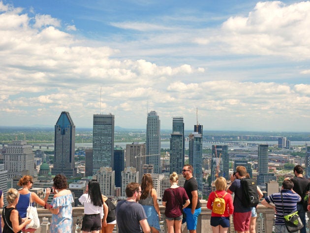 Par contre, c'est vrai que la vue du belvédère du parc du Mont-Royal est à couper le souffle.