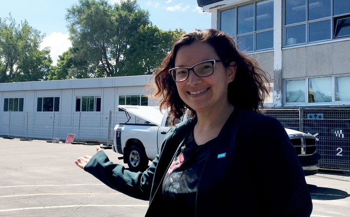 Sonya Cormier, candidate de la Coalition avenir Québec dans Rosemont.