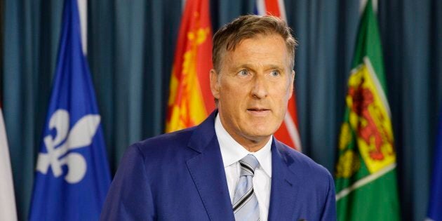 Maxime Bernier a annoncé sa décision lors d'une conférence de presse à Ottawa.