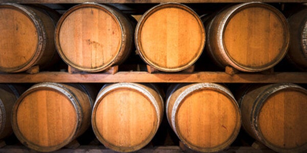 42812463 - barrels for wine