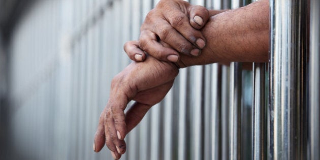 hand in jail