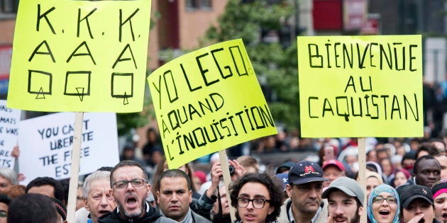 C'est bizarre, je ne savais pas que la CAQ allait voter une loi empêchant les gens de travailler et de croire en ce qu'ils voulaient.