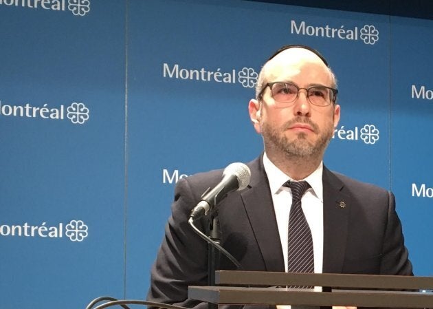 Lionel Perez, chef intérimaire d'Ensemble Montréal et chef de l'opposition à l'hôtel de ville de Montréal