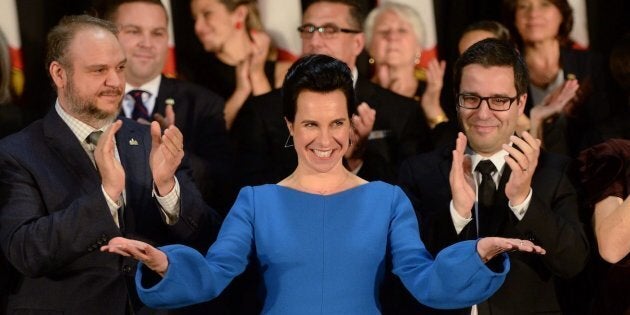 Valerie Plante lors de son assermentation le 16 novembre 2017.