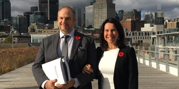 La mairesse Valérie Plante et le président du comité exécutif, Benoit Dorais, ont présenté un budget 2019 qui comprend une importante baisse de taxes pour les petits commerçants.