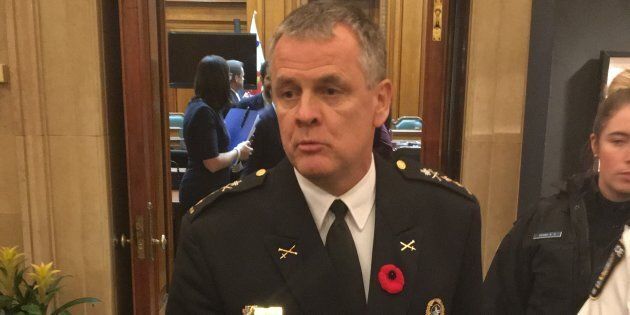 Sylvain Caron, candidat à la direction du Service de police de la Ville de Montréal.