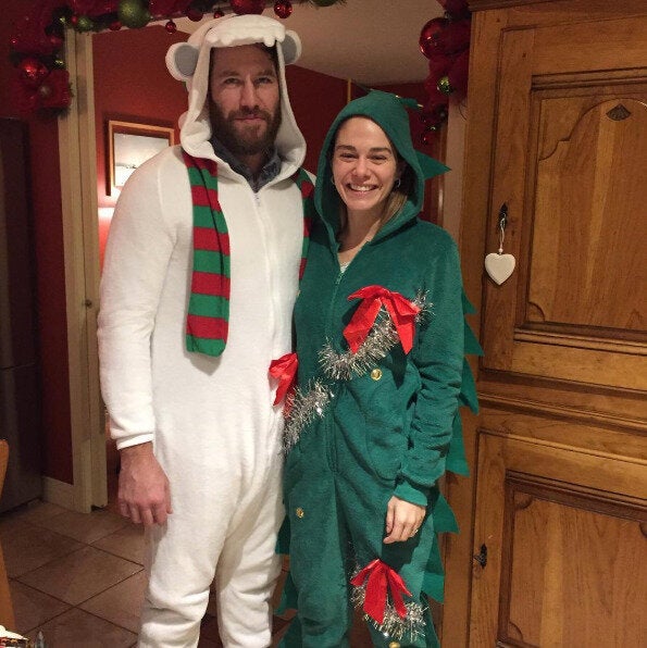 Maripier Morin et Brandon Prust ont osé la combinaison colorée