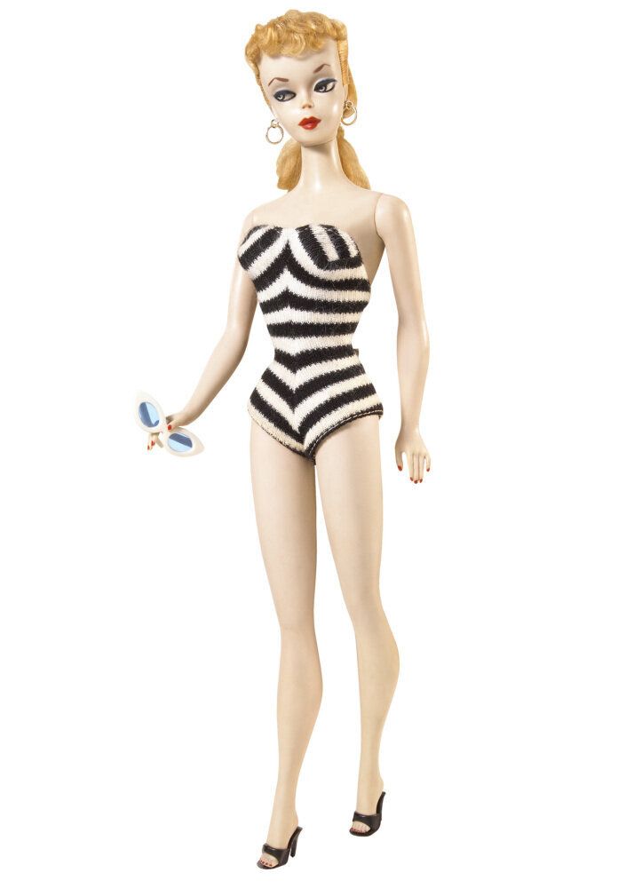 Barbie en maillot de bain en 1959 