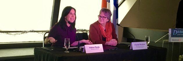 La mairesse de Montréal, Valérie Plante, et la ministre responsable de la Métropole, Chantal Rouleau, on annoncé la signature d'une déclaration pour le développement de l'Est de Montréal.