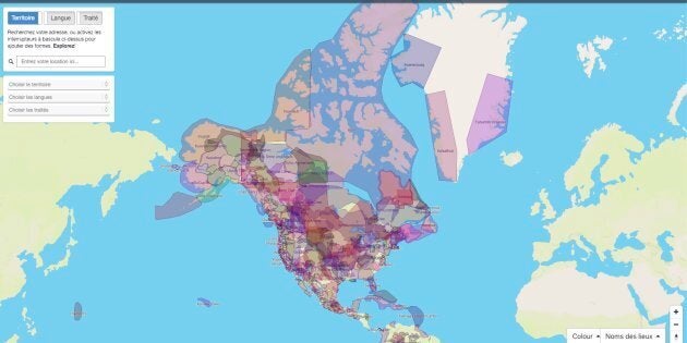 Une carte interactive pour découvrir sur quel territoire autochtone ...