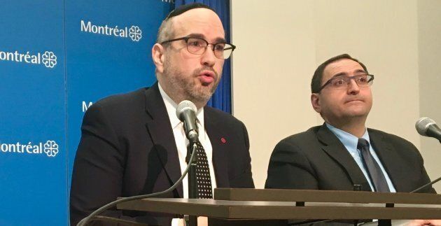 Lionel Perez et Francesco Miele, du parti Ensemble Montréal, souhaitent que la Ville de Montréal se dote d'un «budget carbone» à l'image d'Oslo, en Norvège.